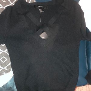 Forever 21 Black Sweater Top
